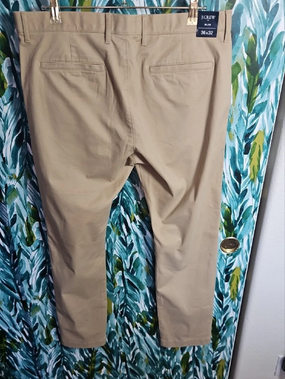 J. Crew Slim Flex TruTemp 365 Khakis in Beige - Size 36 x 32 - NWT